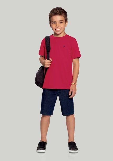 Camiseta Infantil Menino em Malha Básica - Marca Alakazoo