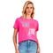 Camiseta Acostamento Fashion In24 Rosa Feminino - Marca Acostamento