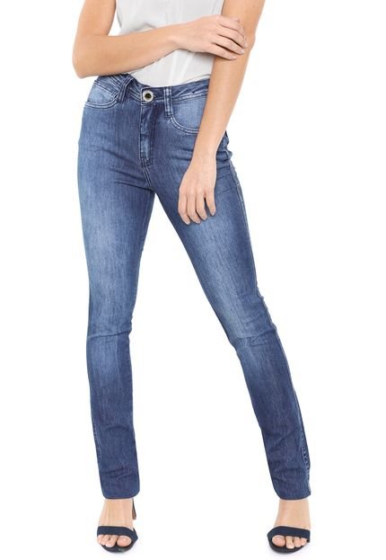 Calça Jeans Eventual Slim Estonada Azul-marinho - Marca Eventual