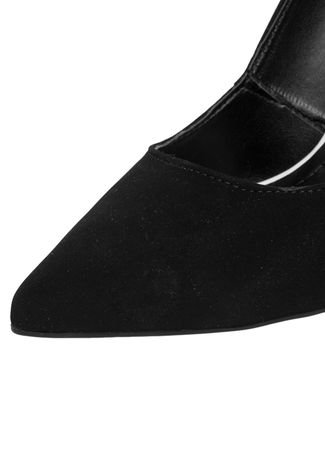 Scarpin DAFITI SHOES Bicolor Preto - Compre Agora