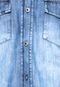 Camisa Jeans Malwee Estonada Azul - Marca Malwee