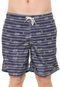 Bermuda Água Shorts Co Quadrada Cordas Azul-Marinho - Marca Shorts Co