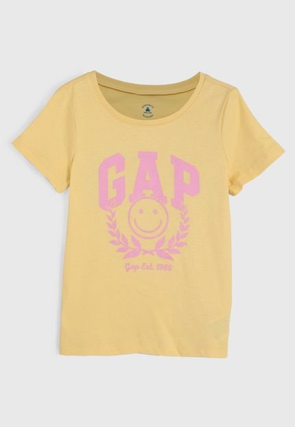 Camiseta GAP Full Print Amarela - Marca GAP