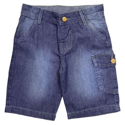 Shorts Infantil Popstar Basic Jeans - Marca Popstar