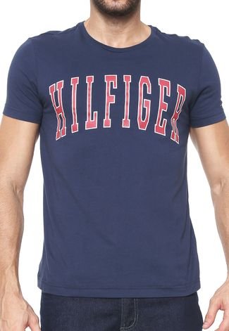 Camiseta Tommy Hilfiger College Azul-marinho