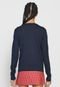 Cardigan Malwee Canelado Azul-Marinho - Marca Malwee