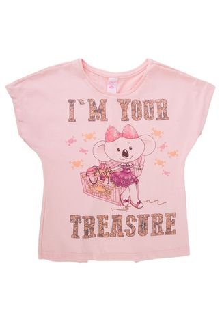Camiseta Lilica Ripilica Treasure Rosa