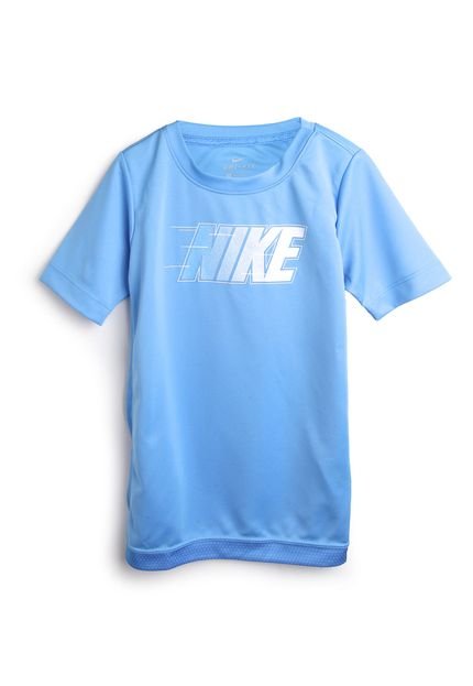 Camiseta Nike Menino Escrita Azul - Marca Nike