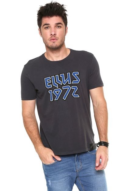 Camiseta Ellus Vintage Grafite - Marca Ellus