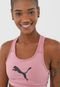 Top Puma 4Keeps Bra M Rosa - Marca Puma