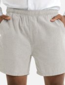 Short King & Joe Regular Linho SH21101 Cinza - Marca King  E Joe