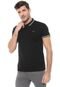 Camisa Polo Colcci Reta Listrada Preta - Marca Colcci