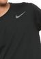 Camiseta Nike M Nk Brt Top Ss Hpr Dry Preta - Marca Nike