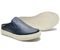 Mule Couro Casual Slip On Babuche Masculino Solado Flat Confortável Prático Versátil Marinho - Marca super shoes