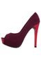 Peep Toe Via Marte Vinho - Marca Via Marte