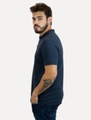 Polo Calvin Klein Masculina Regular Gola Portuguesa Friso Azul Marinho - Marca Calvin Klein