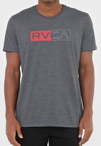 Camiseta RVCA Divider Grafite