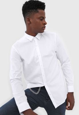 Camiseta John John Masculina JJ Logo Branca - Branco