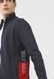 Moletom Aberto Tommy Hilfiger Logo Azul-Marinho - Marca Tommy Hilfiger