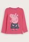 Camiseta Infantil Name It Peppa Pig Rosa - Marca Name It