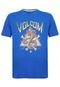 Camiseta Volcom Silk Venom Azul - Marca Volcom