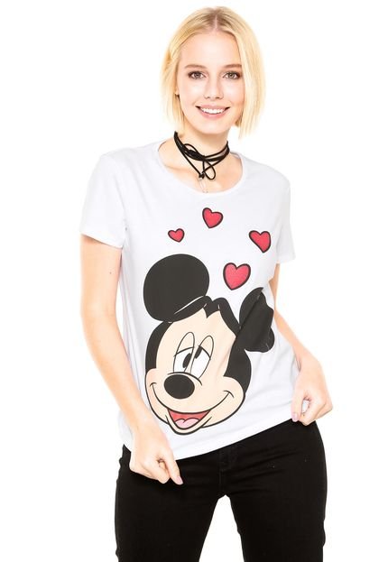 Blusa Cativa Disney Mickey  Branca - Marca Cativa Disney