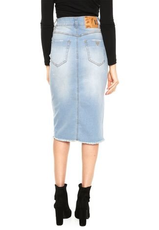 Saia colcci clearance jeans midi