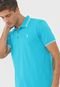 Camisa Polo Aleatory Reta Frisos Azul - Marca Aleatory