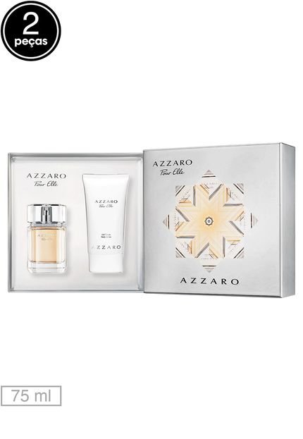 Kit 2pçs Perfume Azzaro Pour Elle 75ml - Marca Azzaro