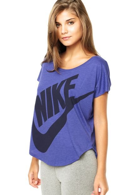 Camiseta Nike Sportswear Signal Tee Dk Roxa - Marca Nike Sportswear
