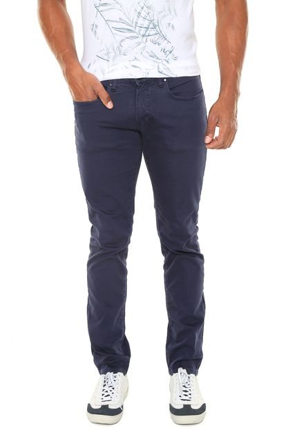 Calça Sarja Calvin Klein Jeans Skinny Color Azul-Marinho - Marca Calvin Klein Jeans