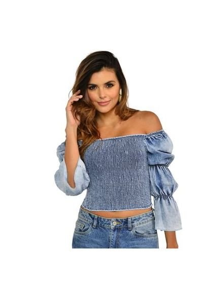 Arrastrarse desesperación presente Blusa Enresortada Para Mujer Azul FIORY 2834 - Compra Ahora | Dafiti  Colombia