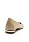 Sapatilha DAFITI SHOES Bico Redondo Tassel Bege - Marca DAFITI SHOES