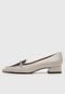 Scarpin Jorge Bischoff de Couro Baixo Off-White - Marca Jorge Bischoff