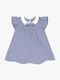 Vestido Bebê Menina Milon Azul - Marca Milon