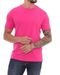 Camiseta de Algodão Egípcio Masculina Básica 90102 Pink Consciência - Marca Consciência