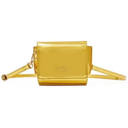 Bolsa Crossbody Colcci Mini Metal VE24 Dourado Feminino - Marca Colcci