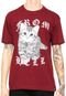 Camiseta Blunt Cat From Hell Vinho - Marca Blunt