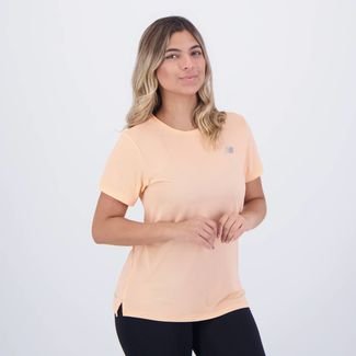 Camiseta New Balance Sport Essentials Feminina Laranja