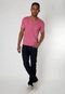 Camiseta Calvin Klein Jeans M/C V Neck CK One Clas Rosa - Marca Calvin Klein Jeans