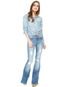 Camisa Jeans Calvin Klein Jeans Reta Azul - Marca Calvin Klein Jeans