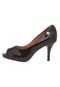 Peep Toe Vizzano Salto Fino Preto - Marca Vizzano