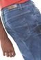 Bermuda Jeans FiveBlu Reta Estonada Azul - Marca FiveBlu