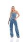 Top Corset Jeans Feminino Arauto Denim - Marca ARAUTO JEANS