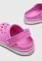 Babuche Infantil Crocs Crocband Off Court Clog Rosa - Marca Crocs