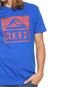 Camiseta Reef Map It Logo Azul - Marca Reef