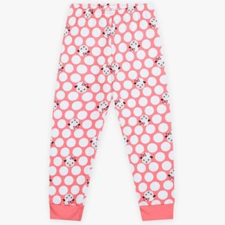 Conjunto Pijama Infantil Menina com Estampa de Bichinho Kyly Rosa