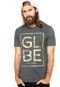 Camiseta Manga Curta Globe Básica Camo Cinza - Marca Globe