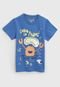 Camiseta Tip Top Infantil Siri Azul - Marca Tip Top