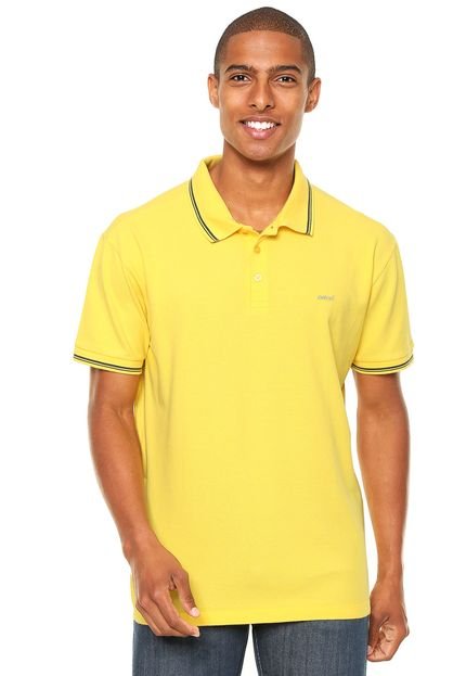 Camisa Polo Colcci Brasil Amarela - Marca Colcci